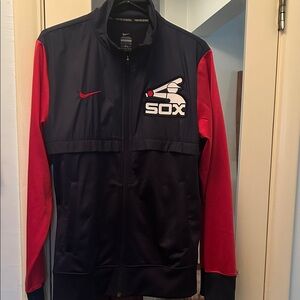 Nike Men's Navy and Red Sox Jacket